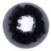 2Pcs Women Ballet Dance Skating Snoods Hair Net Bun Cover Black Nylon Material