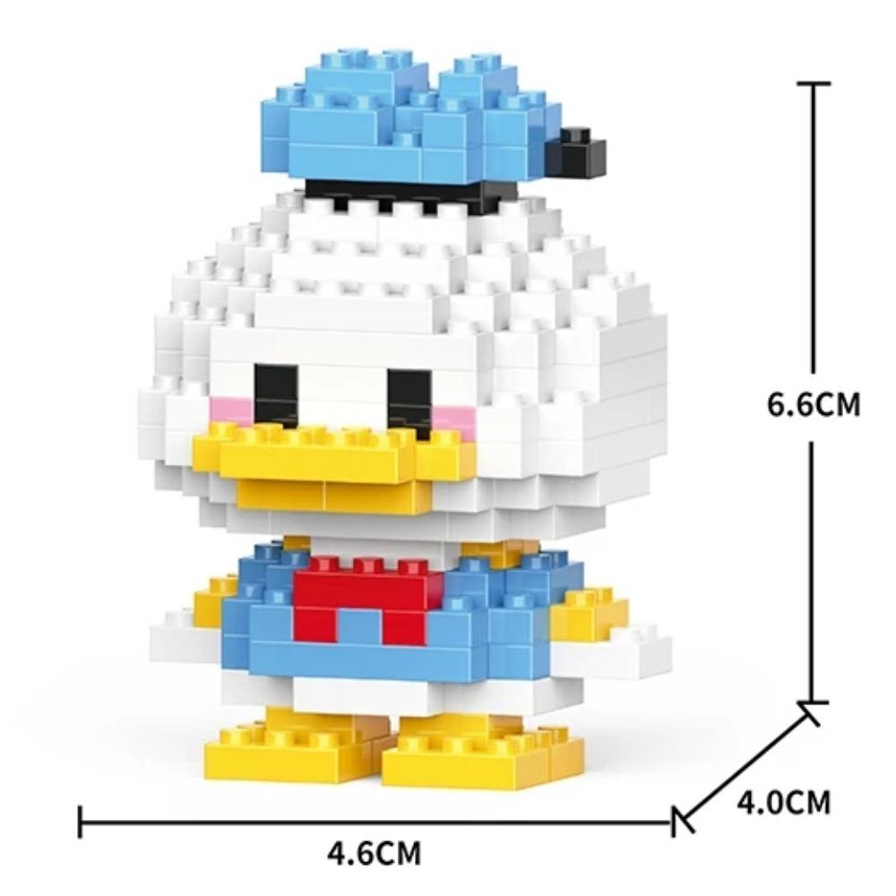 Disney Anime Princess Building Blocks Stitch Mickey Mouse mini Action toy Figures Blocks Toys Bricks Assemble Toys Kids Gifts