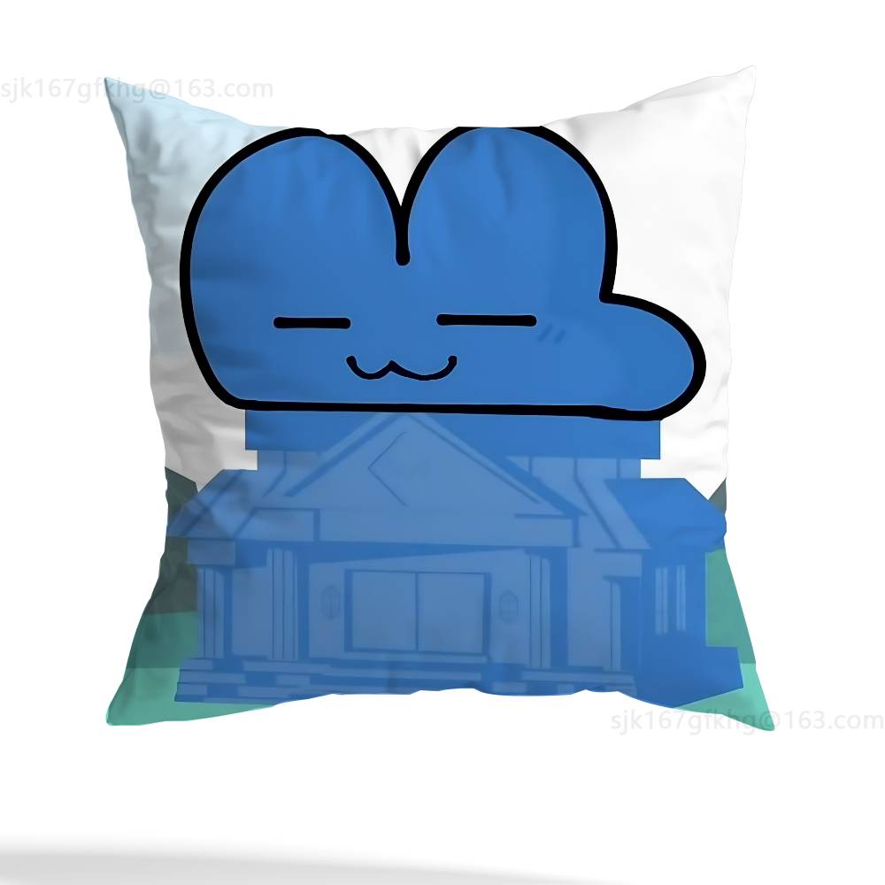 Funny Bfb X and Four pillowcase casual style decoration, suitable for home decoration (excluding pillow core)