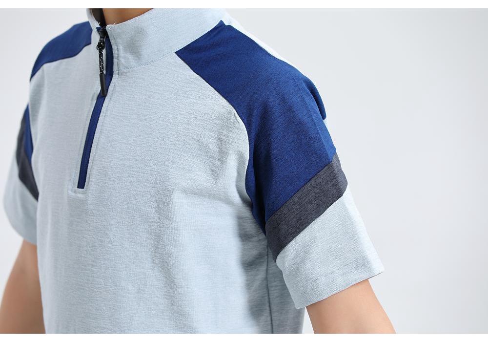 Adult & Children's Quick Dry Half-Zip Sports T-shirt for Table Tennis, Badminton & Fitness