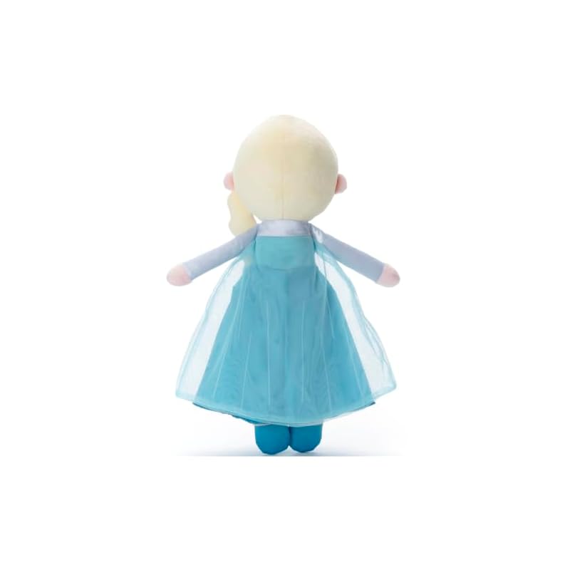 Disney character washable Hugtto Friends Elsa plush toy, approximately 34cm tall.