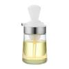 304 Stainless Steel Oil Spout Glass Oil Bottle with Silicone Brush Smooth Dispensing Easy Refilling Precision Oil Dispenser