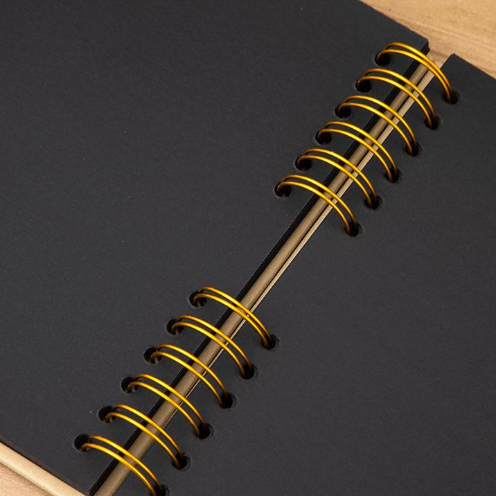 Our Adventure Loose Leaf Spiral 8x8 12x12 Inch Baby Black Custom Journal Kit Paper Sticker Set Notebook Scrapbook Photo Album