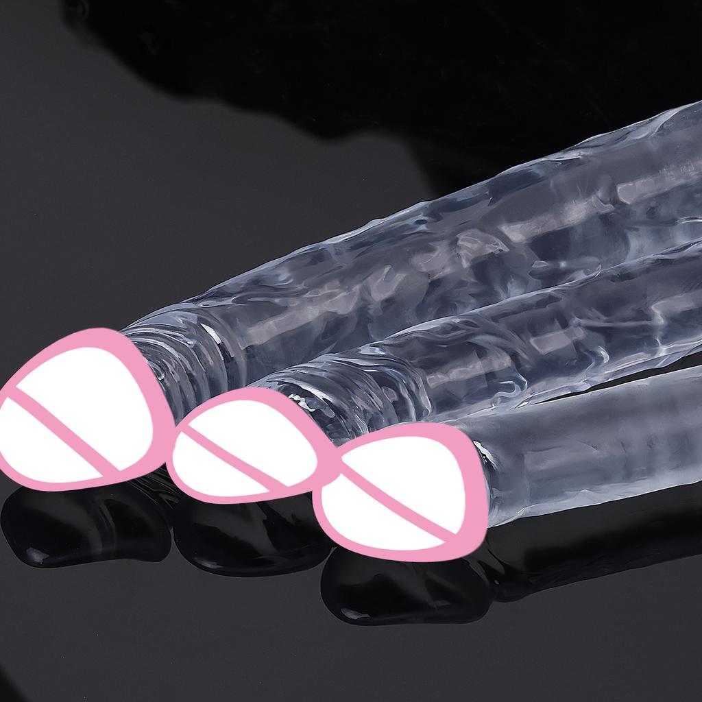 Three sizes U Shape Dildos Two Heads Soft Jelly Female Masturbator Anal Plug Artificial Penis G-spot Massage Sex Toys for Women