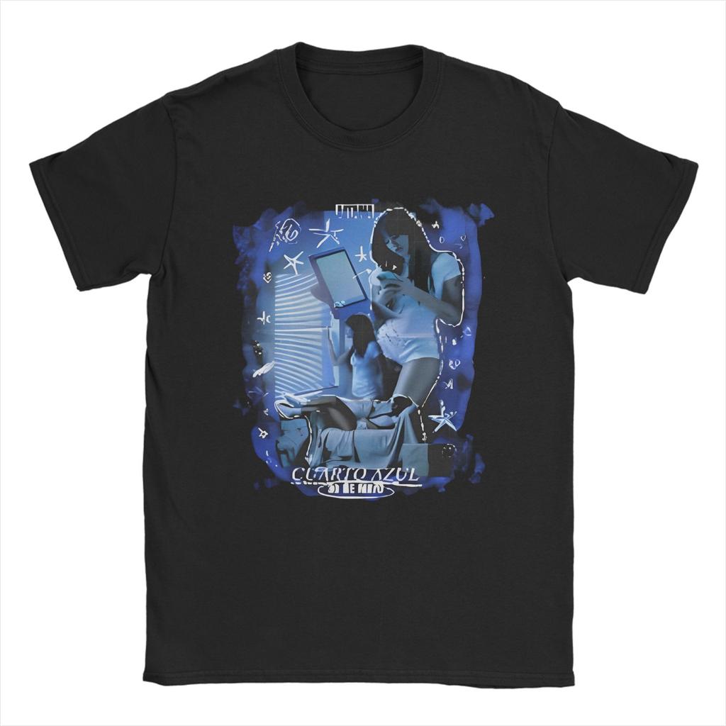 Aitanas Cuarto Azul Album T-Shirt for Men Funny 100% Cotton Tee Shirt O Neck Short Sleeve T Shirts Printing Clothes