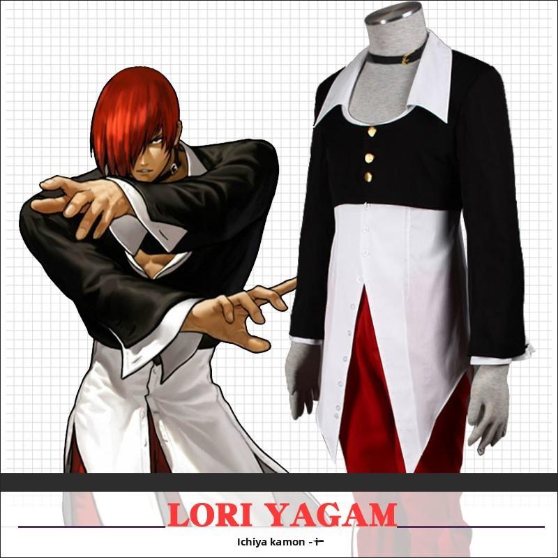 Kof Orochi Iori Cosplay Costume For Anime Gaming Role Play