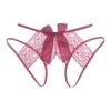 Women's Ladies Sexy Lace Sling Bra Panties Mesh Stitched Lace Pendant Butterfly Four-piece Split Sexy Suit
