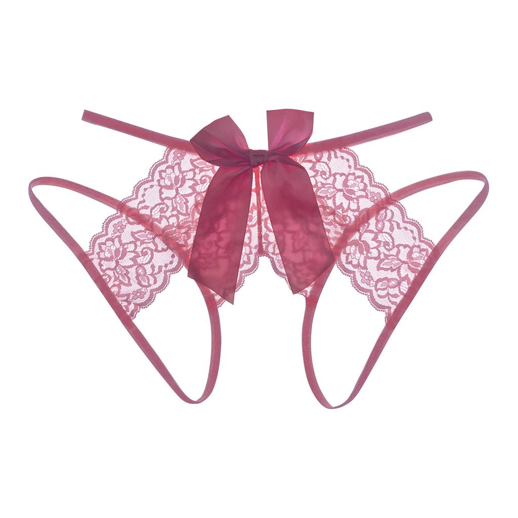 Women's Ladies Sexy Lace Sling Bra Panties Mesh Stitched Lace Pendant Butterfly Four-piece Split Sexy Suit