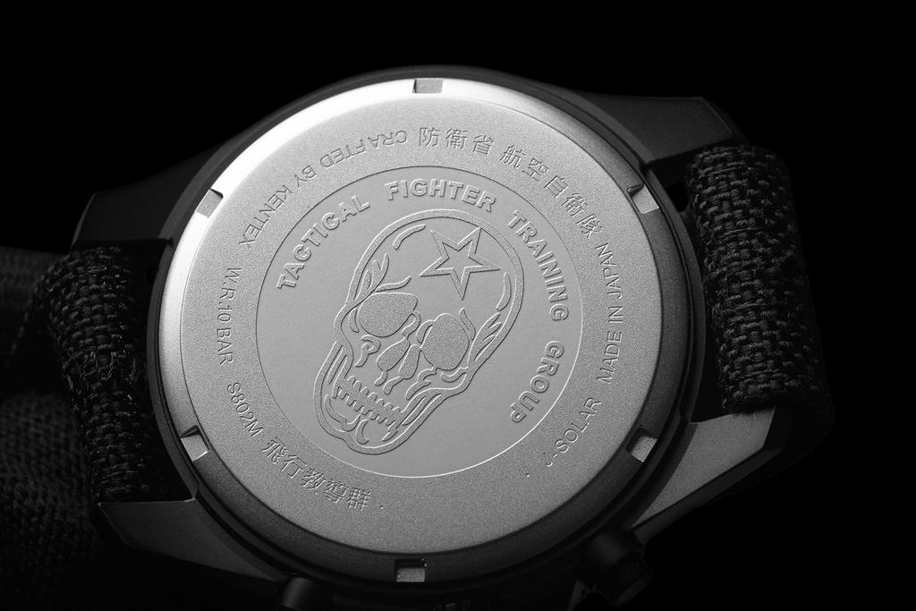 Kentex Solar Chronograph JASDF Solar Pro Flight Training Group Model Watch, S802M-02