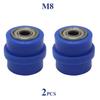 2pcs 8mm 10mm Motorcycle Chain Tensioner Motocross Wheel Guide Drive Roller Pulley ATV Moto Accessories Enduro Dirt Pitbike