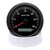 Tahometru motor diesel de 85 mm cu contor de ore LCD, 7 culori, iluminare de fundal, tahometru, ecartament 3000 4000 6000 RPM pentru barcă marină, mașină, 12V/24V