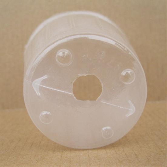 10Pcs/Set Sturdy Transparent Plant Grow Cup Plastic Practical Drainage Hole Plant Grow Pot for Home