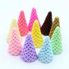 6pcs 20*37mm Cute 3D Resin Ice Cream Cone Base Simulation Miniature Food Art Flatback Cabochon DIY Craft Decoration