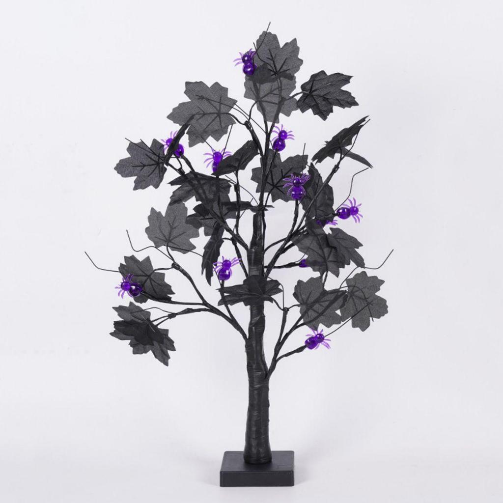 LED White Birch Thanksgiving and Halloween Tree Decoration Lights