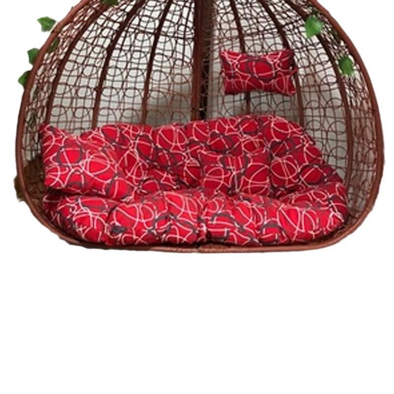 Double Hammock Hanging Chair Cushion - Thick, Washable Rattan Chair Cover for Autumn