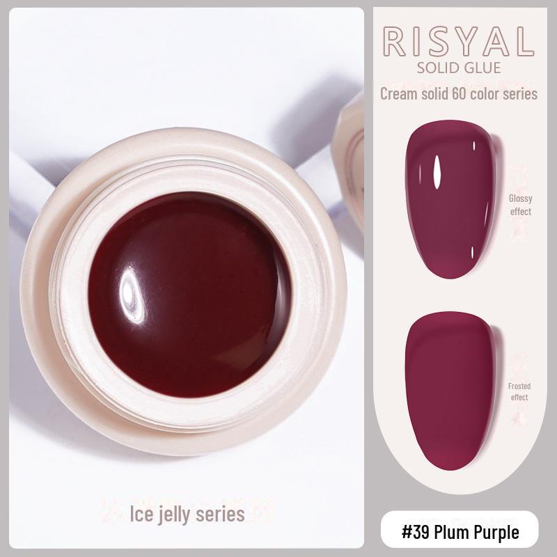 

Лак для ногтей Ice-Clear Solid Cat s Eye - Гладкий кремовый цветной клей null