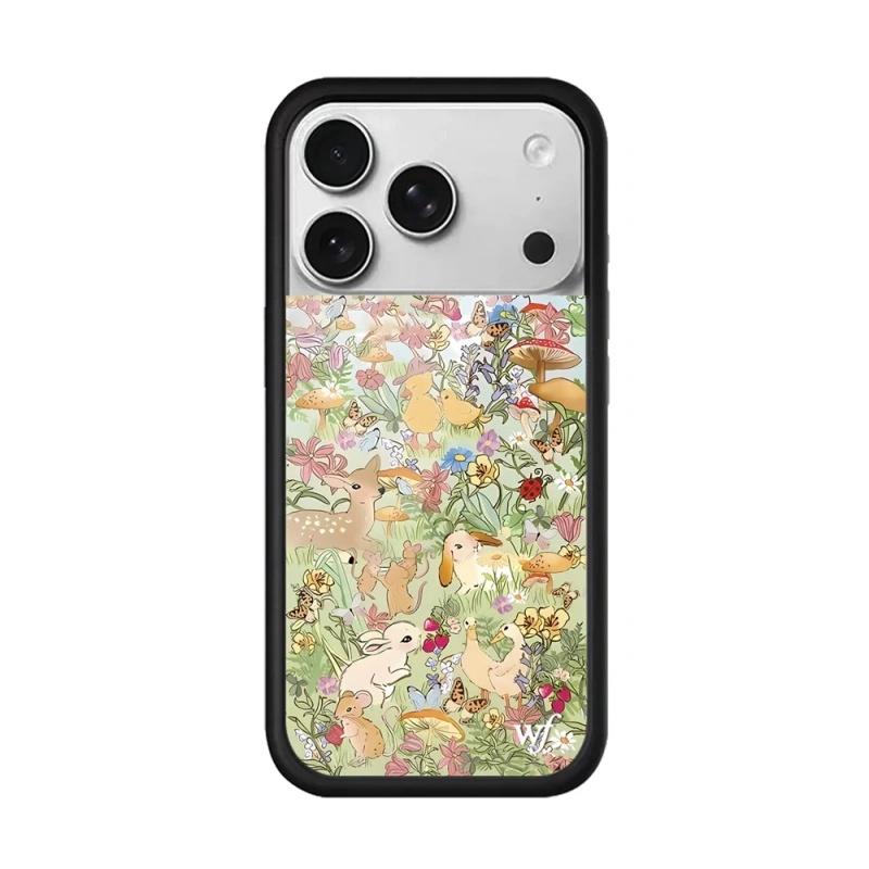wf Taylor Giavasis Wildflower protect Phone Case for iPhone 12 13 14 15 16 17 Pro Max Plus wf Grassland fawn Duck Castle Cover