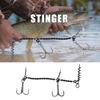 Stainless Steel Soft Lure Security Essential Premium Fishing Platform System Corkscrew Suitable For Popular Spins