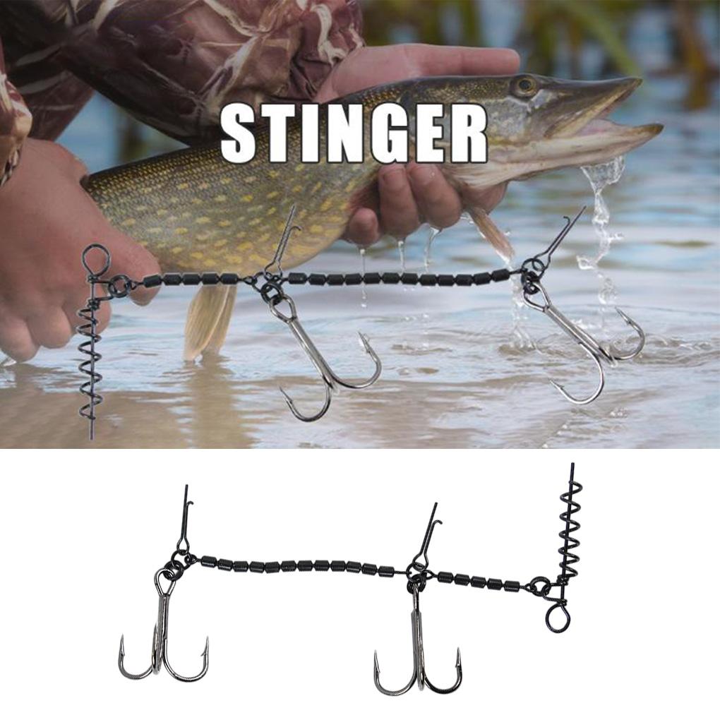 Stainless Steel Soft Lure Security Essential Premium Fishing Platform System Corkscrew Suitable For Popular Spins