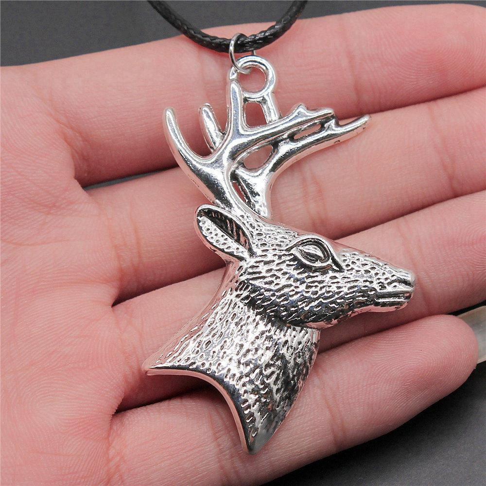 Animal Necklace Leather Chain 45cm Male Jewelry Evening Personalized Decorations