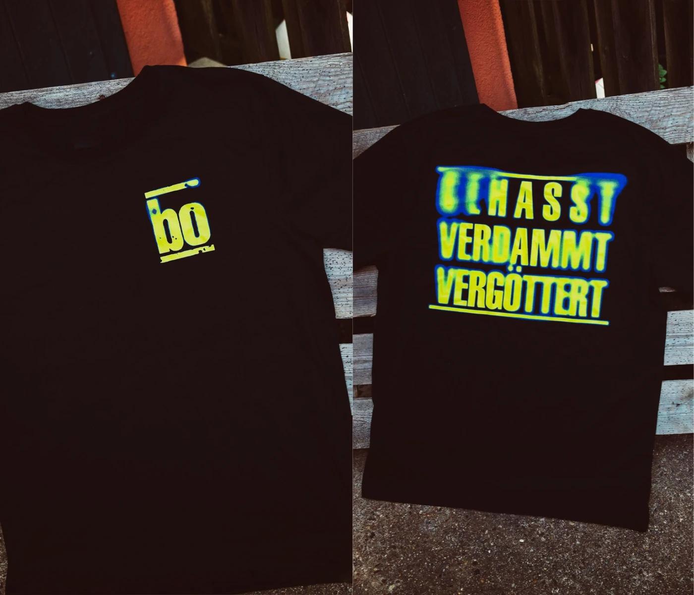 BenberFashion B&ouml;hse Onkelz 40 Jaar T-shirt Fans Cadeau Gehaat Verdoemd Vergoddelijk II Perifeer Oversized Y2k Casual Katoenen T-shirts Unisex XL