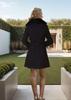 European Style Women's Wool Coat with Large Fur Collar - Double-Breasted, Available in Autumn/Winter Sizes