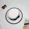 Summer Outdoor Empty Top Hat Solid Color Sun Hat Straw Beach Sun Hat Men