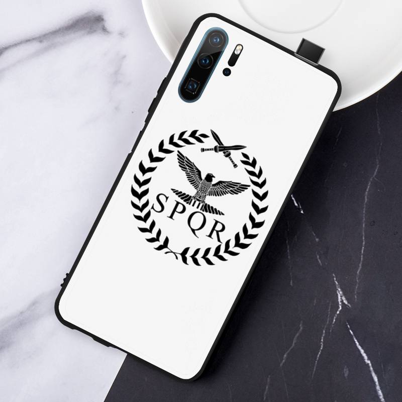 SPQR Roman Imperial Legion Pouzdro na telefon pro Huawei Honor Mate P 9 10 20 30 40 Pro 10i 7 8 axe Lite nova 5t