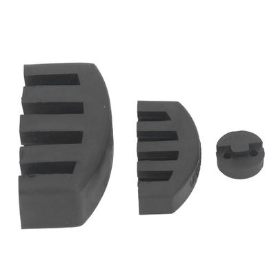 3Pcs Violin Cello Mute Set Claw Round Style Rubber Practice Silencer Soft Aging Resistant