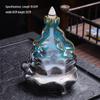 Zen Sandalwood Backflow Incense Burner for Indoor Use - Creative Ornament with Scented Oil Burner for Tea Ceremonies.