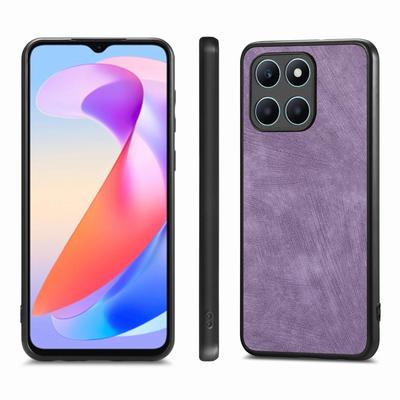 For Honor X6a 4G Case Shockproof Slim Retro Leather Phone Back Cover