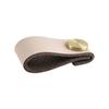 Nordic Furniture Door Wardrobe Handle Handmade Leather Pulls Cabinet Cupboard Knobs with Screws Adjustable Spacing