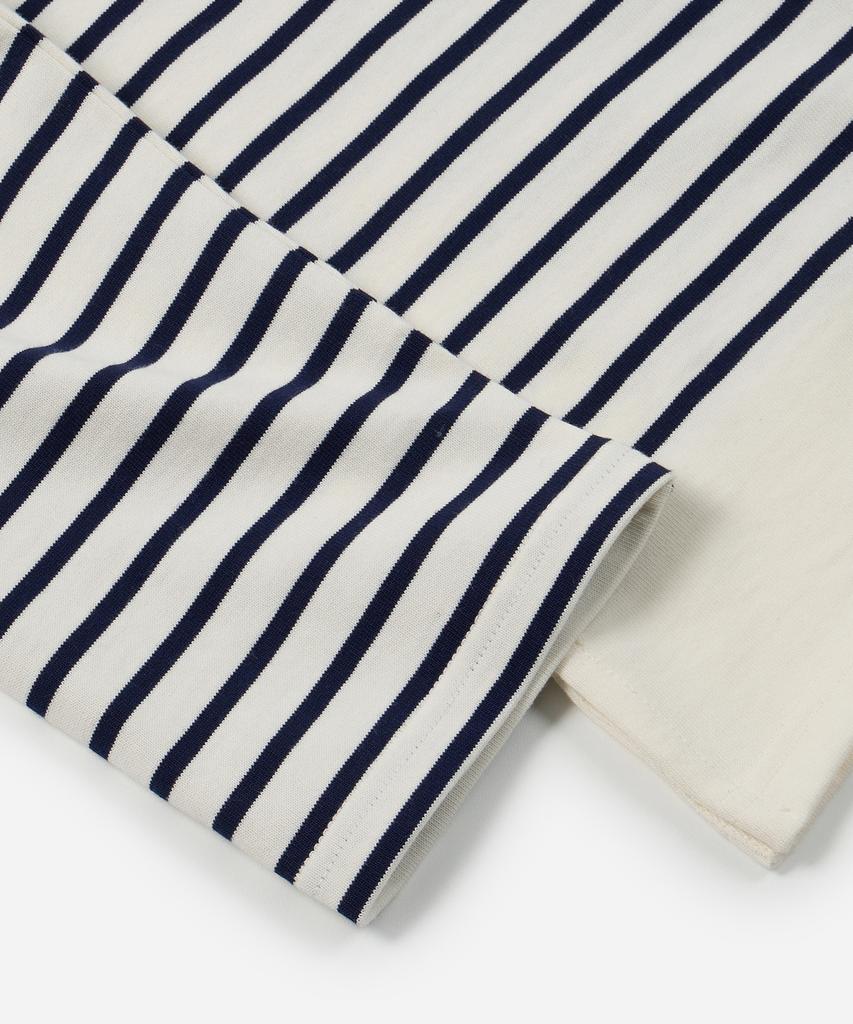 FRIZMWORKS Patch Stripe Boat Neck 004 _ Ivory