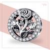Charms Do Pandora Zawieszka Charms Romantyczna Róża Moda Trusky