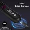 Other Makeup Tool Portable Hair Straightening Styling Comb Wireless Electric Hair Comb Wireless Mini Negative Ion Curling Comb