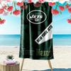 Name Custom New york jets Print Beach Towel, Large Soft Quick Dry Towel for Beach Camping Swimming