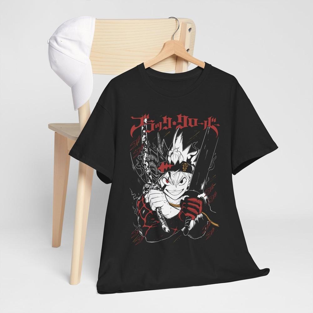 Asta Yuno Tshirt Black Clover Anime Unisexga Asta Girl Gifts Black Shirt gift
