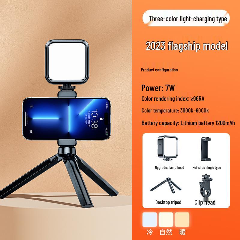 Portable RGB Pocket Light: Handheld Soft Lighting for Mobile Photography & Selfies