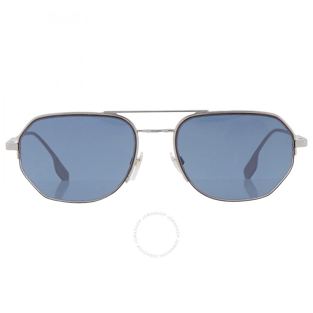 

Burberry Blue Navigator Men s Sunglasses BE3140 100380 57
