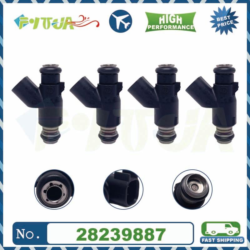 4pcs Fuel injector 28239887 7302C S50 RE58 For Chinese Car Mini bus truck