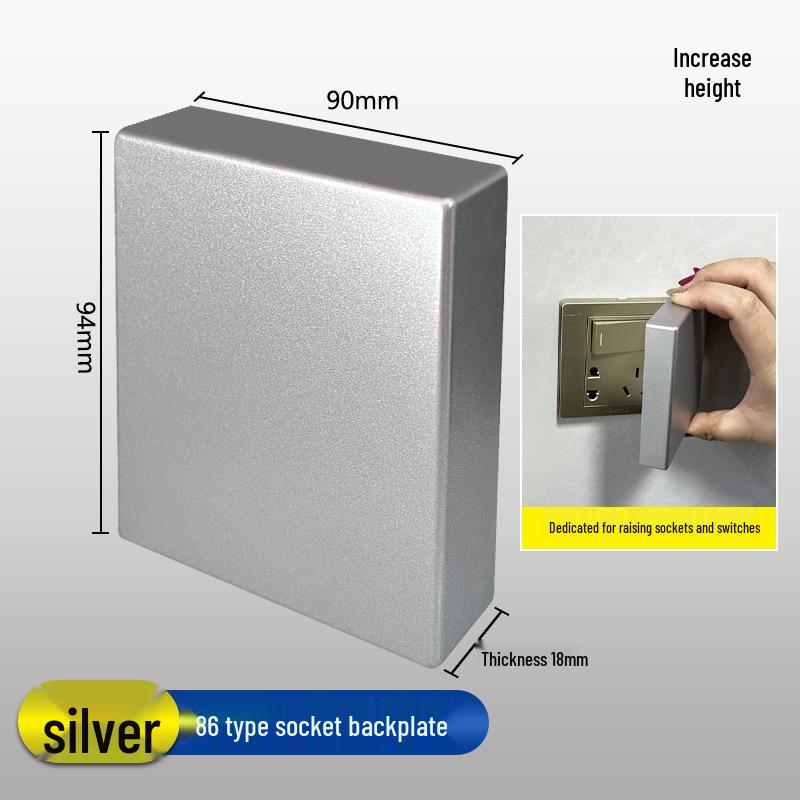 Ultra-thin Child Protection Socket Cover - Splash Proof and Protective Plate