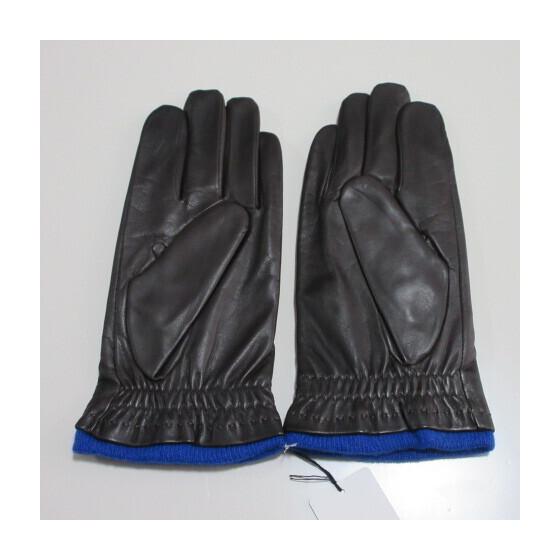 Used Men's GlovesLeather Gloves [LANVIN En Bleu] Lanvin On Blue Sheep Leather GlovesStitching Lining Cashmere Blend 23G
