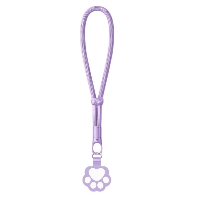 Anti Drop Phone Lanyard Adjustable Length Metal Auto Locking Clasp Polyester Wristband For Mobile Devices Small Gadgets