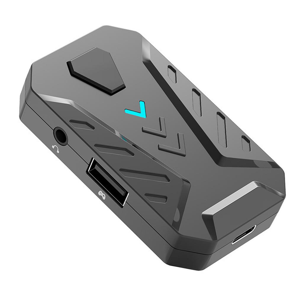 Gaming Keyboard Mouse Converter, Mobile Gaming Keyboard Mouse Converter Adapter,for Cellphone Game Device