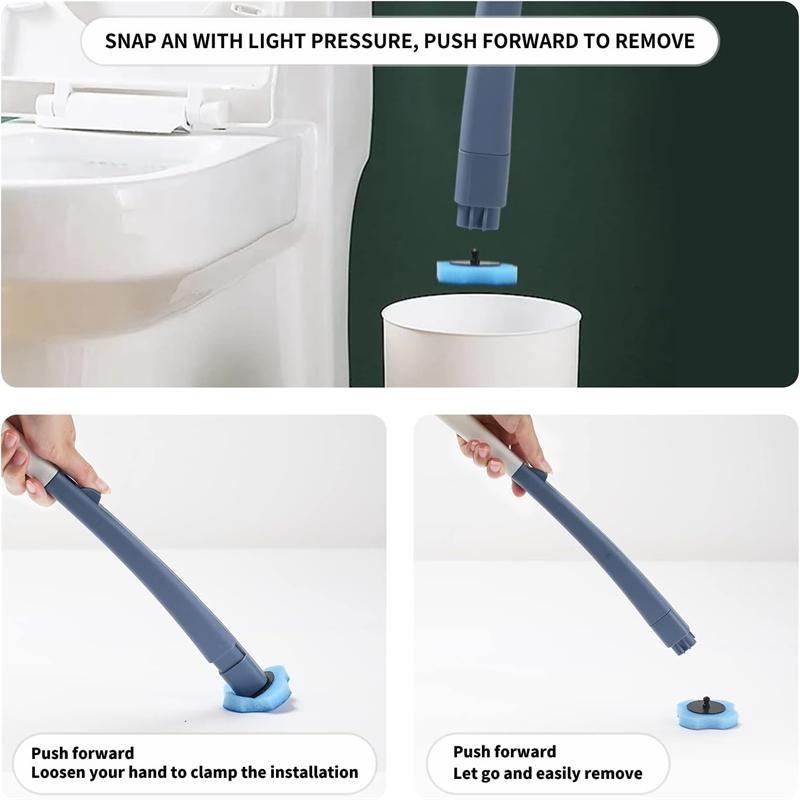Set Scopino WC Usa E Getta VAVPUP - Bacchetta Con Testine Detergenti 18 Pezzi - Profumazione Marina E Lavanda - Igienico E Pratico Per WC E Bagno