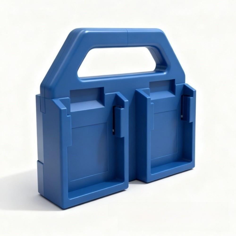 Portable Lithium Battery Storage Rack Handheld Storage Basket Battery Mount Holder for Makita 18V Battery