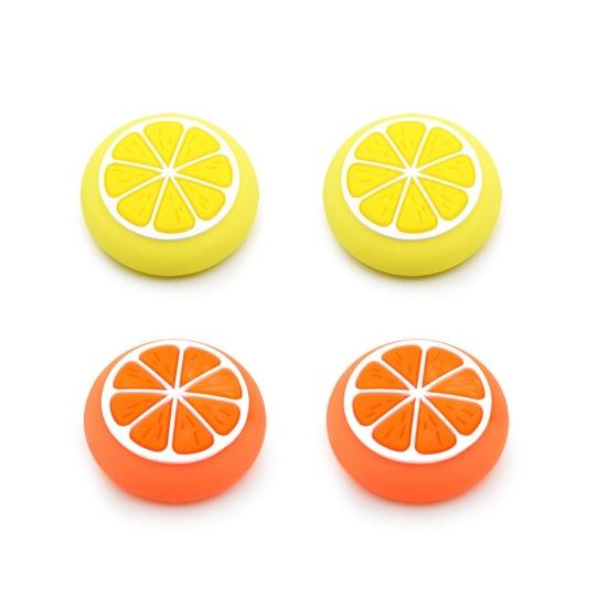 2Pcs Fruit Joystick Thumb Stick Grip Cap Cover for Switch Lite Game Controller