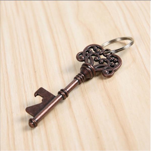 Vintage Key Shaped Bottle Opener - Creative Multitool, Cool Keychain Accessory for Men & Women