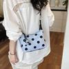 Single-shoulder Bag, with A Unique and Niche Design, Large Capacity, Underarm Bag with Polka Dot Pattern, Crossbody Bag Casually