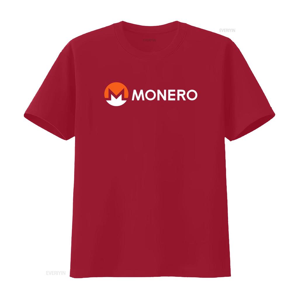 Monero Xmr Crewneck T Shirt Cryptocurrency Crypto Privacy Blockchain vintage Washed Casual Versatile designer clothes